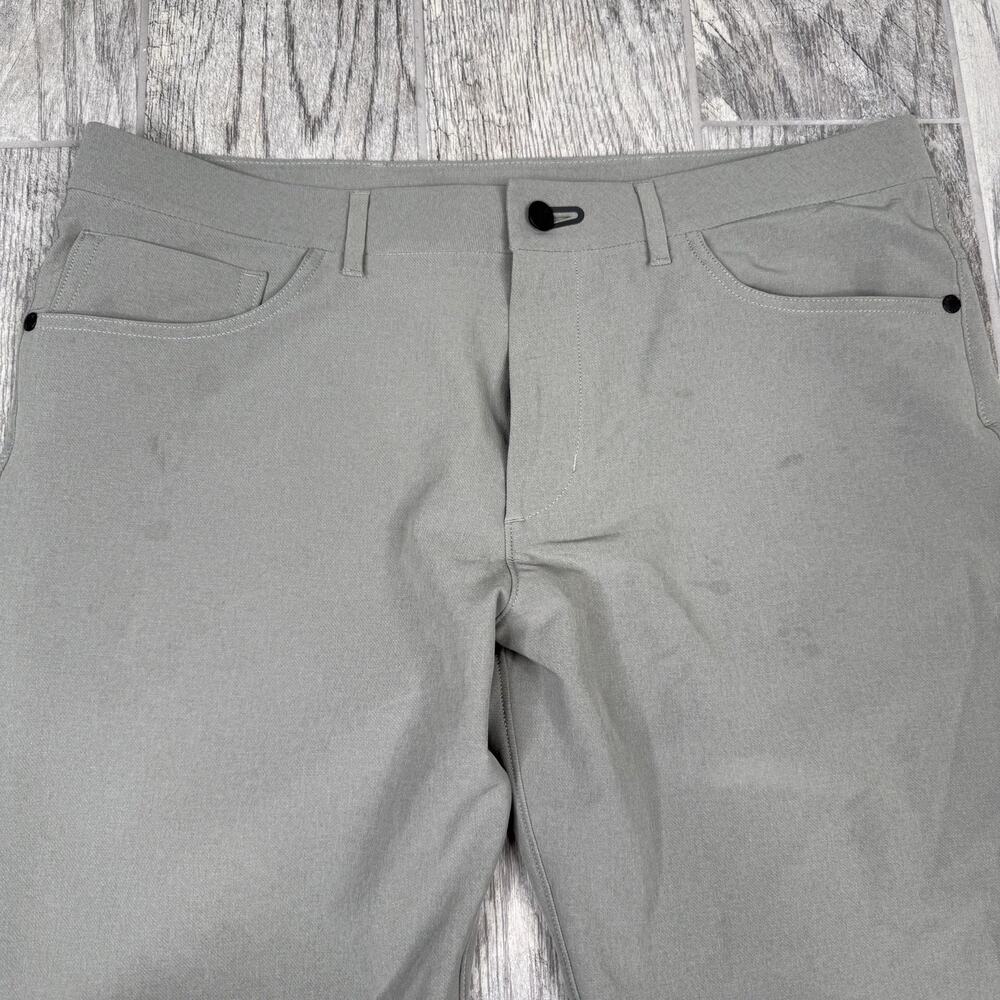 Public Rec Pants Mens Gray Dealmaker 5 Pocket Pant Performance Golf Chino READ - Picture 2 of 12